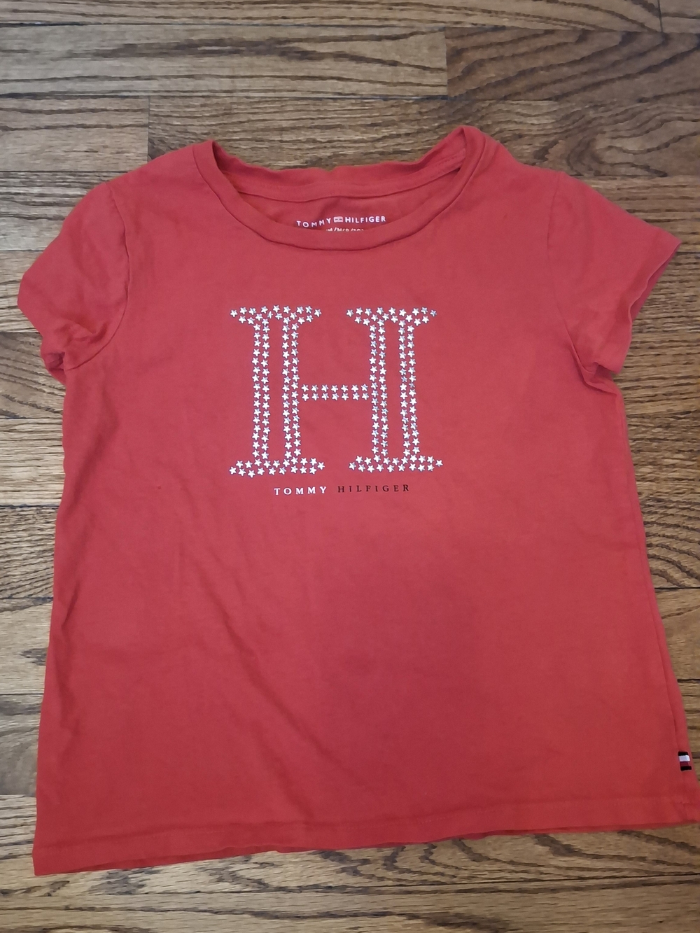 Tommy Hilfiger Red Star 'H' Short Sleeve Tee Size Medium